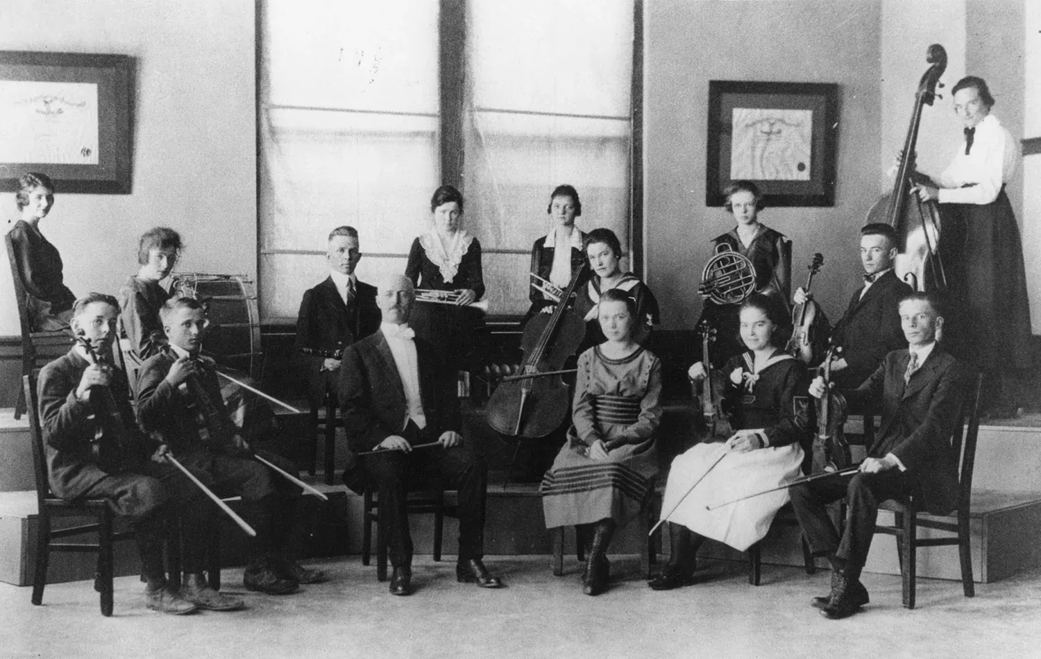 Group of musicians holding their instruments